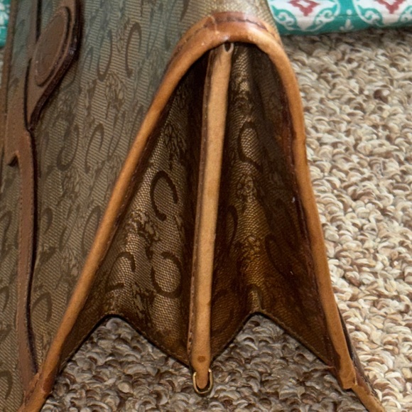 Celine cosmetic pouch Velcro and zip Brown Monogram Laptop Sleeve - Picture 6 of 11